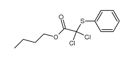 butyl phenylthiodichloroacetate Structure