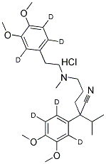 维拉帕米-d6 盐酸盐结构式