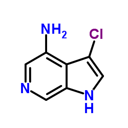 4-bromo-3-chloro-6-azaindole结构式