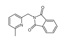 2-[(6-methylpyridin-2-yl)methyl]isoindole-1,3-dione Structure