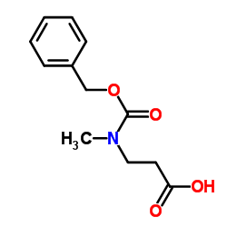 N-[(Benzyloxy)carbonyl]-N-methyl-β-alanine structure