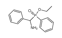 Ethyl α-aminobenzyl(phenyl)phosphinate Structure