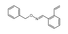 2-ethenylbenzaldoxime O-benzyl ether Structure