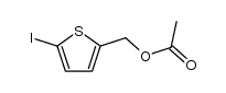 2-acetoxymethyl-5-iodo-thiophene Structure