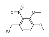 3,4-dimethoxy-2-nitro-benzyl alcohol结构式