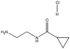 Cyclopropanecarboxylic acid (2-amino-ethyl)-amide hydrochloride structure