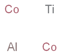 Aluminum, compd. with cobalt and titanium (1:2:1)结构式
