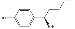 4-((1R)-1-AMINOPENTYL)PHENOL结构式
