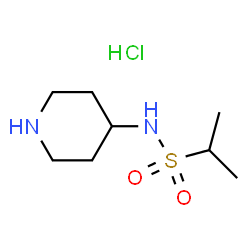 N-(Piperidin-4-yl)propane-2-sulfonamidehydrochloride结构式