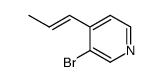 3-bromo-4-(prop-1-en-1-yl)pyridine结构式