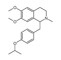 1-(4-isopropoxybenzyl)-6,7-dimethoxy-2-methyl-1,2,3,4-tetrahydroisoquinoline Structure