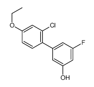 3-(2-chloro-4-ethoxyphenyl)-5-fluorophenol结构式