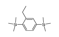 (2-ethyl-1,4-phenylene)bis(trimethylsilane) Structure
