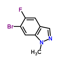 6-Bromo-5-fluoro-1-methyl-1H-indazole picture