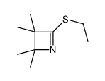 4-ethylsulfanyl-2,2,3,3-tetramethylazete Structure