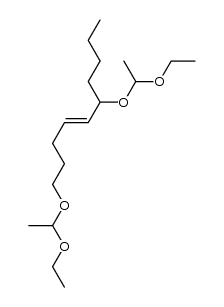 (E)-1,6-bis(1-ethoxyethoxy)dec-4-ene Structure