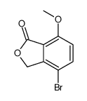 4-bromo-7-methoxy-3H-2-benzofuran-1-one结构式