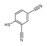 4-sulfanylbenzene-1,3-dicarbonitrile Structure