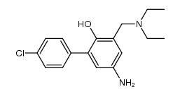 5-amino-4'-chloro-3-diethylaminomethylbiphenyl-2-ol Structure
