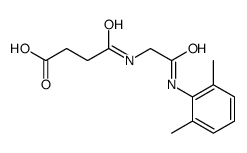 4-[[2-(2,6-dimethylanilino)-2-oxoethyl]amino]-4-oxobutanoic acid Structure