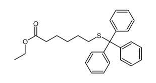 ethyl 6-(tritylthio)hexanoate Structure