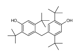 2,5-ditert-butyl-4-[(2,5-ditert-butyl-4-hydroxyphenyl)methyl]phenol Structure