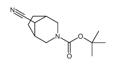 3-boc-8-氰基-3-氮杂双环[3.2.1]辛烷结构式