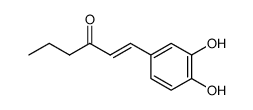 1-Hexen-3-one, 1-(3,4-dihydroxyphenyl)-, (E)- (9CI) Structure