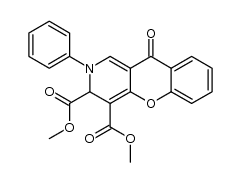 dimethyl 10-oxo-2-phenyl-3,10-dihydro-2H-chromeno[3,2-c]pyridine-3,4-dicarboxylate结构式