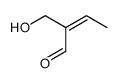 2-(hydroxymethyl)but-2-enal Structure