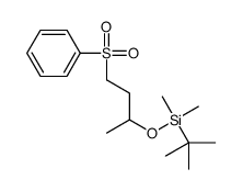 4-(benzenesulfonyl)butan-2-yloxy-tert-butyl-dimethylsilane结构式