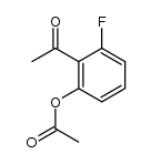 2-acetyl-3-fluorophenyl acetate结构式