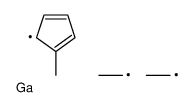 diethyl-(3-methylcyclopenta-2,4-dien-1-yl)gallane Structure