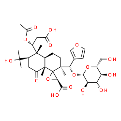 NOMILINICACID17-BETA-D-GLUCOPYRANOSIDE结构式