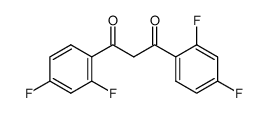 1,3-di-(2,4-difluorophenyl)-1,3-propanedione Structure