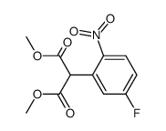 dimethyl 2-(5-fluoro-2-nitrophenyl)malonate structure