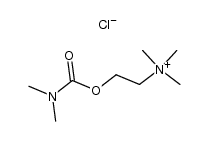 (2-dimethylcarbamoyloxy-ethyl)-trimethyl-ammonium, chloride结构式