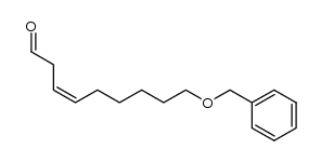 (3Z)-9-Benzyloxynon-3-enal Structure