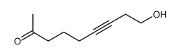 9-hydroxynon-6-yn-2-one结构式