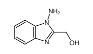 1H-Benzimidazole-2-methanol,1-amino-(9CI)结构式