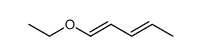 1-Ethoxy-1,3-pentadiene结构式