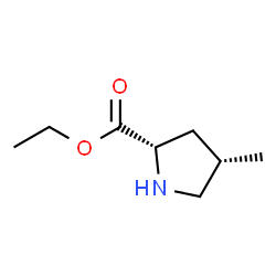D-Proline, 4-methyl-, ethyl ester, (4R)-rel- (9CI) structure