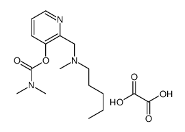 [2-[[methyl(pentyl)amino]methyl]pyridin-3-yl] N,N-dimethylcarbamate,oxalic acid结构式