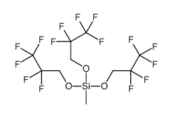 methyl-tris(2,2,3,3,3-pentafluoropropoxy)silane结构式