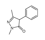 2,5-dimethyl-4-phenyl-1,2-dihydro-pyrazol-3-one Structure