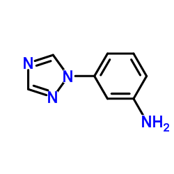 3-(1,2,4-三唑-1-基)苯胺结构式