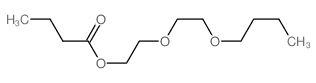 Butanoicacid, 2-(2-butoxyethoxy)ethyl ester结构式