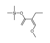 3-(methoxymethylidene)pent-1-en-2-yloxy-trimethylsilane Structure