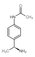 (S)-N-[4-(1-氨乙基)苯基]-乙酰胺结构式