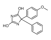 5-(4-methoxyphenyl)-5-phenylimidazolidine-2,4-dione Structure